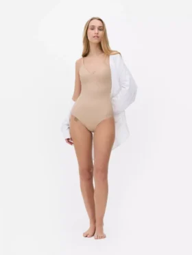 Molded shapewear bodysuit