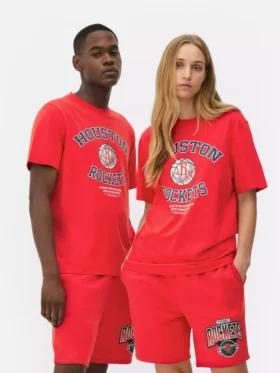Nba houston rockets logo t-shirt