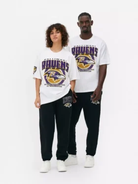 Nfl baltimore ravens logo t-shirt