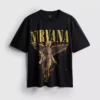 Nirvana angel graphic t-shirt