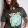 Nirvana washed cotton band tee Nirvana washed cotton band tee