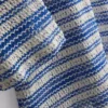 O-ring crochet stripe beach dress O-ring crochet stripe beach dress