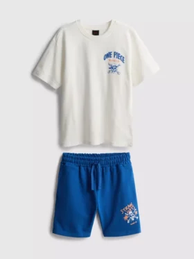 One piece t-shirt and shorts set