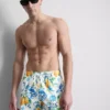 Orange textured swimming shorts Orange textured swimming shorts