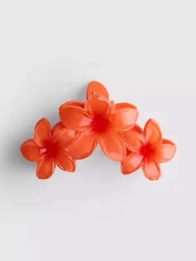 Orchid hair claw clip