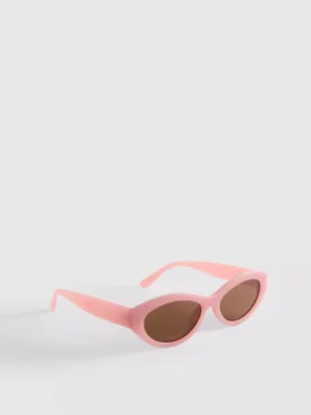 Oval frame sunglasses