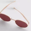 Oval metal sunglasses Oval metal sunglasses