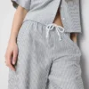 Oxford stripe drawstring pants Oxford stripe drawstring pants