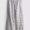Oxford stripe drawstring pants Oxford stripe drawstring pants
