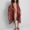 Paisley fringe cape Paisley fringe cape