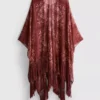 Paisley fringe cape Paisley fringe cape