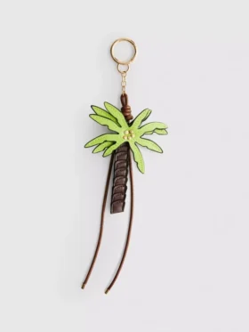 Palm tree bag charm