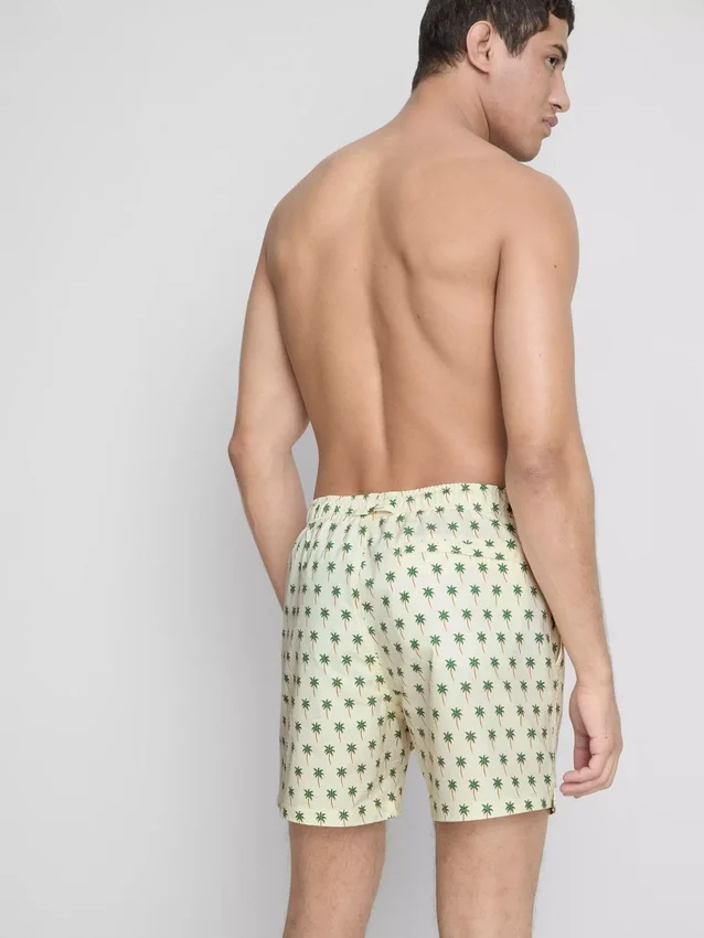 Palm tree textured swimming shorts Palm tree textured swimming shorts