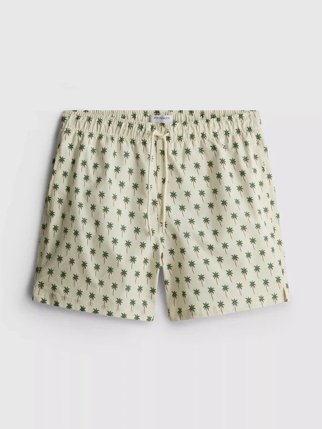 Palm tree textured swimming shorts Palm tree textured swimming shorts