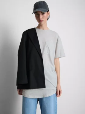 Patch pocket longline tee Patch pocket longline tee