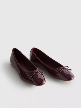 Patent ballet flats