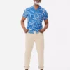 Patterned crepe shirt Patterned crepe shirt