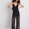 Paula echevarría beaded mesh wide leg pants Paula echevarría beaded mesh wide leg pants