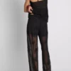 Paula echevarría beaded mesh wide leg pants Paula echevarría beaded mesh wide leg pants