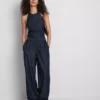 Paula echevarría cotton-rich denim harem pants Paula echevarría cotton-rich denim harem pants