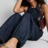 Paula echevarría cotton-rich denim harem pants Paula echevarría cotton-rich denim harem pants