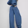 Paula echevarría cotton-rich denim harem pants Paula echevarría cotton-rich denim harem pants