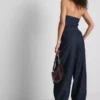 Paula echevarría cotton-rich denim harem pants Paula echevarría cotton-rich denim harem pants