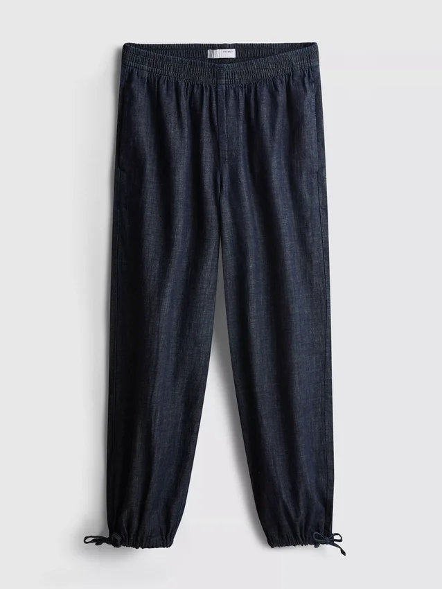 Paula echevarría cotton-rich denim harem pants Paula echevarría cotton-rich denim harem pants