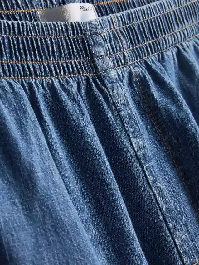 Paula echevarría cotton-rich denim harem pants Paula echevarría cotton-rich denim harem pants