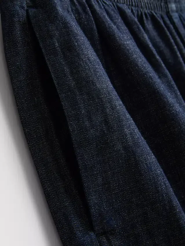 Paula echevarría cotton-rich denim harem pants Paula echevarría cotton-rich denim harem pants