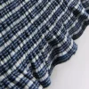 Paula echevarría gingham ruffle bandeau top