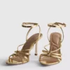 Paula echevarría knotted heel sandals