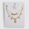 Paula echevarría layered necklace