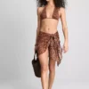 Paula echevarría leopard halter neck bikini top Paula echevarría leopard halter neck bikini top
