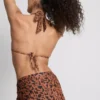 Paula echevarría leopard halter neck bikini top Paula echevarría leopard halter neck bikini top
