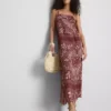 Paula echevarría paisley column midi dress Paula echevarría paisley column midi dress