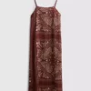 Paula echevarría paisley column midi dress Paula echevarría paisley column midi dress