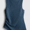 Paula echevarría ruched crinkle tank top Paula echevarría ruched crinkle tank top