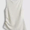 Paula echevarría ruched crinkle tank top Paula echevarría ruched crinkle tank top