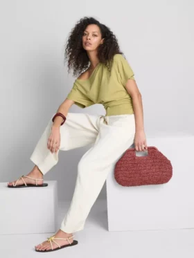 Paula echevarría ruched off-shoulder top Paula echevarría ruched off-shoulder top
