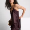 Paula echevarría satin lace-trim cami top Paula echevarría satin lace-trim cami top