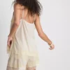 Paula echevarría satin lace-trim cami top Paula echevarría satin lace-trim cami top