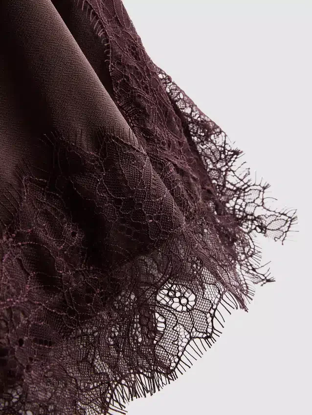 Paula echevarría satin lace-trim cami top Paula echevarría satin lace-trim cami top