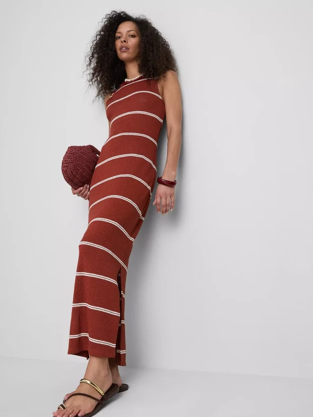 Paula echevarría sleeveless bodycon midaxi dress Paula echevarría sleeveless bodycon midaxi dress
