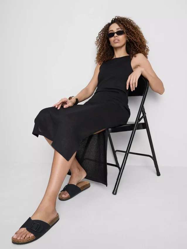 Paula echevarría sleeveless bodycon midaxi dress Paula echevarría sleeveless bodycon midaxi dress