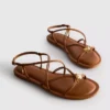 Paula echevarría strappy charm sandals