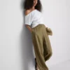 Paula echevarría textured barrel-leg pants Paula echevarría textured barrel-leg pants