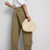 Paula echevarría textured barrel-leg pants Paula echevarría textured barrel-leg pants