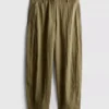 Paula echevarría textured barrel-leg pants Paula echevarría textured barrel-leg pants