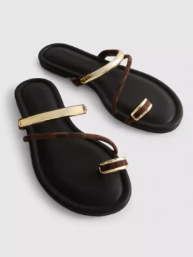 Paula echevarría toe post sandals